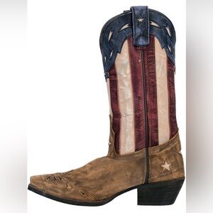 Laredo Womens Keyes Patriotic Casual Boots